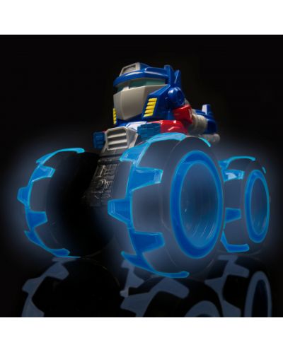 Електронна играчка Tomy - Monster Treads, Optimus Prime, със светещи гуми - 3